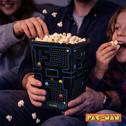 حاوية دلو الفشار مقاس 8.5 بوصة من PAC-MAN Maze | يحمل 3 لتر in Saudi Arabia