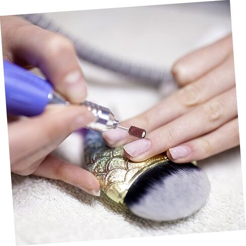 210Pcs Manicure Polishing Rings Sanding Bands for Nail Grinding Durable Polishing Heads with Box for Nail and Home Use in Saudi Arabia