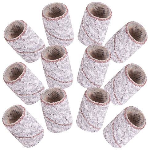 PartyKindom 200Pcs Sanding Bands for Nail Drill Fine Grit Manicure Tools with Mandrel Bits Durable Professional Nail Art Supplies for Home and Salon Use Easy Nail Polish Removal in Saudi Arabia