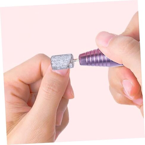 PartyKindom 200Pcs Sanding Bands for Nail Drill Fine Grit Manicure Tools with Mandrel Bits Durable Professional Nail Art Supplies for Home and Salon Use Easy Nail Polish Removal in Saudi Arabia