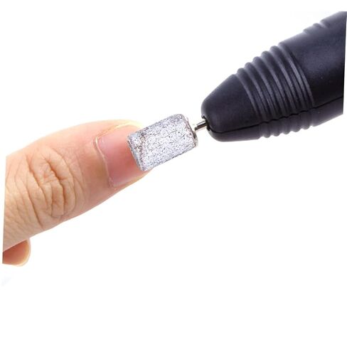 PartyKindom 200Pcs Sanding Bands for Nail Drill Fine Grit Manicure Tools with Mandrel Bits Durable Professional Nail Art Supplies for Home and Salon Use Easy Nail Polish Removal in Saudi Arabia
