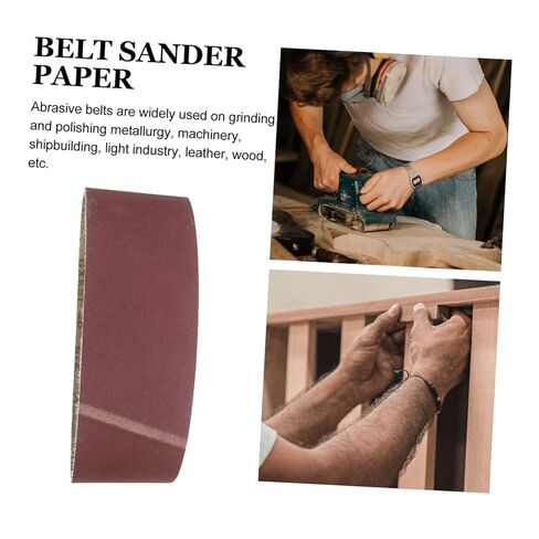 NUOBESTY 12pcs Belt Sander Sanding Belts Grit Durable Abrasive Bands for Polishing Static Compatible in Saudi Arabia