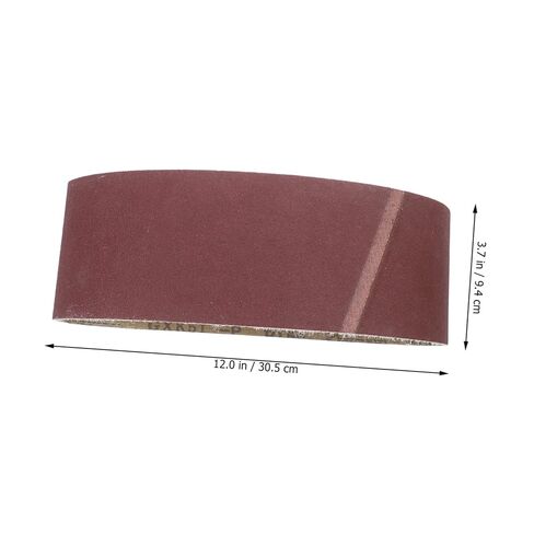 NUOBESTY 12pcs Belt Sander Sanding Belts Grit Durable Abrasive Bands for Polishing Static Compatible in Saudi Arabia