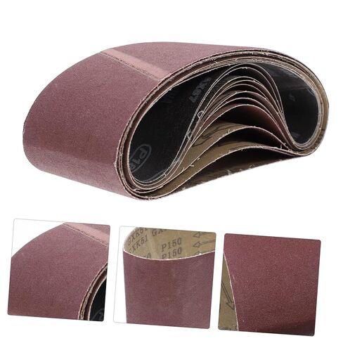 NUOBESTY 12pcs Belt Sander Sanding Belts Grit Durable Abrasive Bands for Polishing Static Compatible in Saudi Arabia