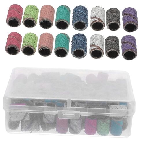 أربطة سنفرة من بارتي كيندوم لمثقاب الأظافر، ألوان مختلطة، متينة عالية القوة ومقاومة للتآكل، ملحقات لقمة مثقاب الأظافر الاحترافية لأدوات تشكيل الأظافر والباديكير in Kuwait