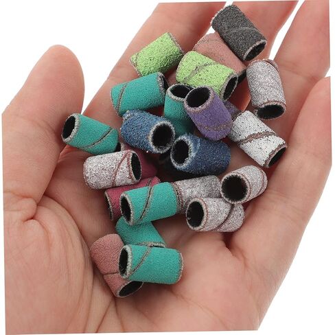 أربطة سنفرة من بارتي كيندوم لمثقاب الأظافر، ألوان مختلطة، متينة عالية القوة ومقاومة للتآكل، ملحقات لقمة مثقاب الأظافر الاحترافية لأدوات تشكيل الأظافر والباديكير in Kuwait