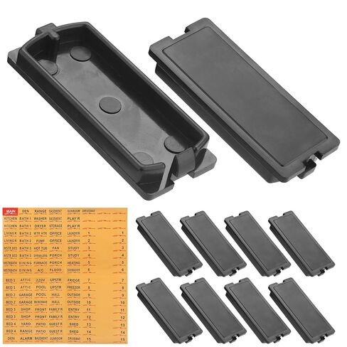 لوحة حشو الكسارة للوحة حشو قاطع الدائرة الكهربائية Eaton BRFPP تأتي مع ورق ملصق قاطع الدائرة 10 عبوات (1 بوصة) in Kuwait