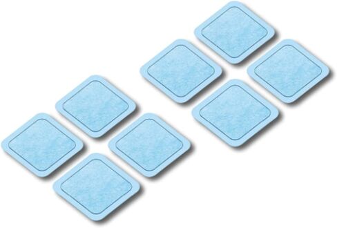 Beurer TENS Unit Replacement Electrode Gel Pads for EM59, 8 Pack Electrode Pads for TENS/EMS, Reusable Self-Adhesive Electrodes Pads, 20 Uses per Pad in Kuwait