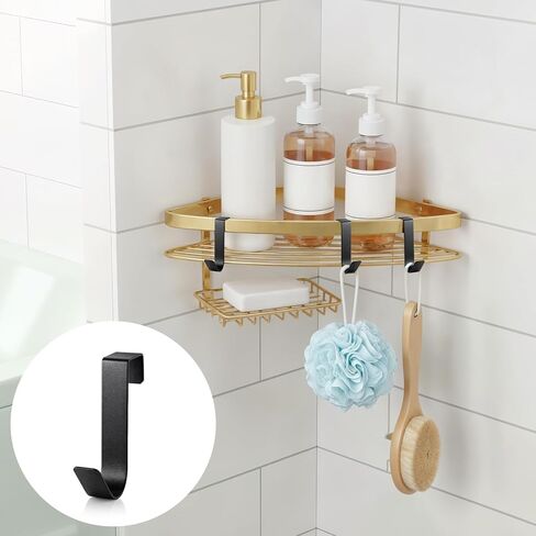 8 قطع خطافات معدنية سوداء على شكل حرف J، شديدة التحمل فوق باب الخزانة، خطافات مفردة لإكليل المطبخ، خطافات المطبخ فوق الخزانات لتعليق معطف المناشف، منظم تخزين موفر in Kuwait