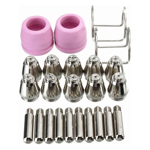 SG-55 AG-60 WSD-60 Plasma Cutting Machine Consumables Torch Nozzle Electrode Wearing Parts Kit 80Pcs Welding Nozzle in Saudi Arabia