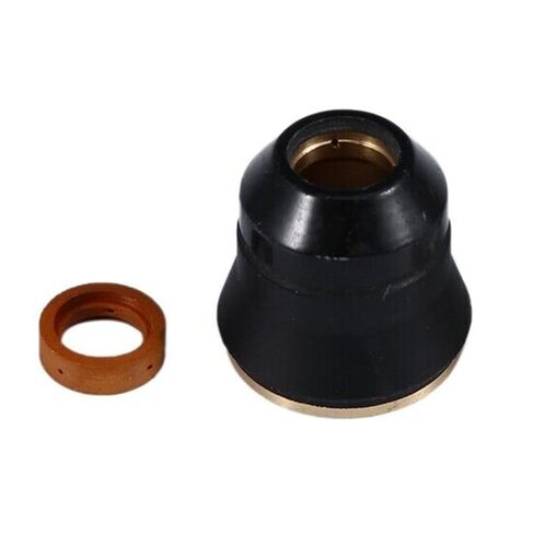 S45 CUT55 PT-40 PT40 IPT-40 PT-60 PT60 PTM-60 IPT-60 البلازما الشعلة القاطع CL6C8 القطب حماية فوهة غطاء دوامة حلقة فوهة لحام in Saudi Arabia
