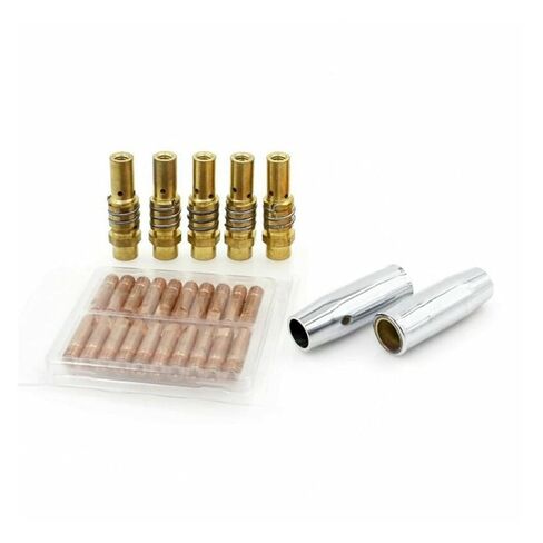 38pcs MB15 MIG Welding Torch Consumables Holder Conical Gas Nozzle Contact Tips Accessories Nozzle in Saudi Arabia