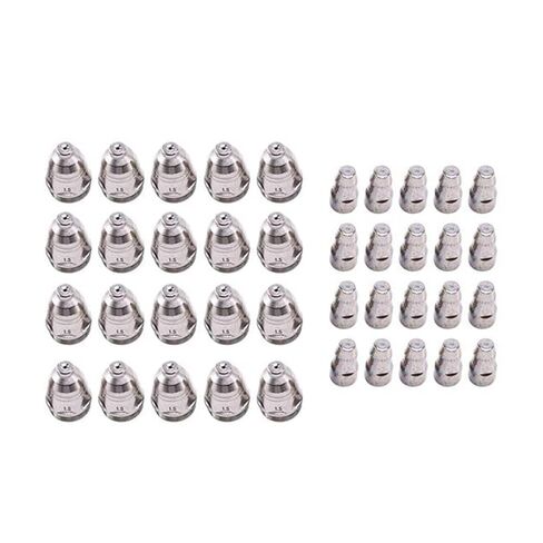 40Pcs P80 Nozzle/Tip Electrode Consumables Plasma Cutting Torch Spare Parts Accessories Welding Nozzle(1.3mm) in Saudi Arabia