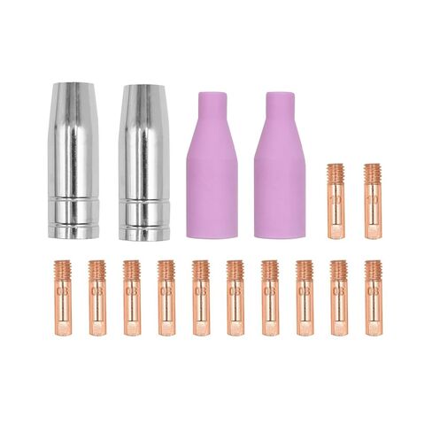 16 Welding Gun Accessories with 0.8 Mm 1. Conductive Nozzle Copper Welder Ceramic Fit for HZXVOGEN Nozzle in Saudi Arabia