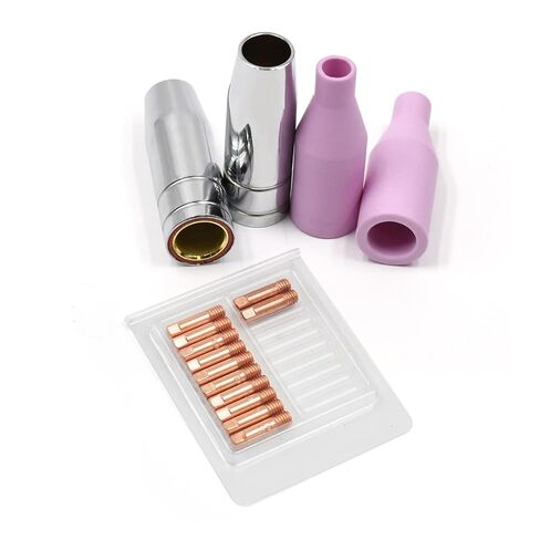 16 Welding Gun Accessories with 0.8 Mm 1. Conductive Nozzle Copper Welder Ceramic Fit for HZXVOGEN Nozzle in Saudi Arabia