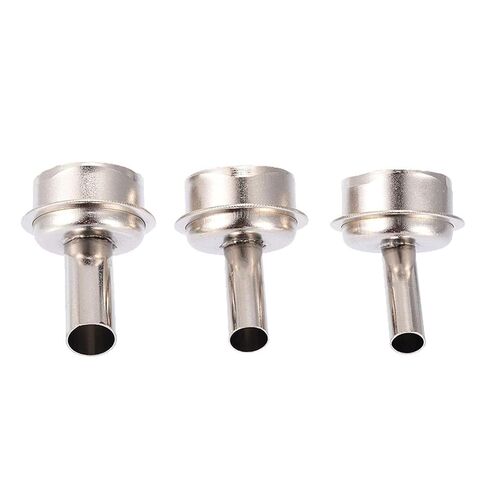 6Pcs 45 Degree Bent Curved Heat Nozzle 2.5/3/4/6/7/9mm Hot Air Nozzles Fit for Quick 861DW Soldering Station Welding Nozzle in Saudi Arabia