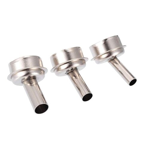 6Pcs 45 Degree Bent Curved Heat Nozzle 2.5/3/4/6/7/9mm Hot Air Nozzles Fit for Quick 861DW Soldering Station Welding Nozzle in Saudi Arabia