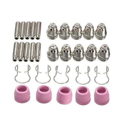30pcs Plasma Cutter Welding Tools Nozzles Kit for Fit for AG-60 SG-55 WSD-60 Torch Accessories Nozzle in Saudi Arabia
