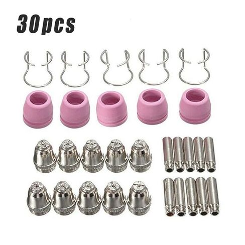 30pcs Plasma Cutter Welding Tools Nozzles Kit for Fit for AG-60 SG-55 WSD-60 Torch Accessories Nozzle in Saudi Arabia