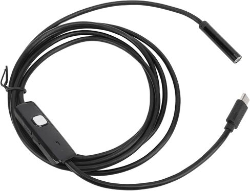 Dpofirs USB Micro USB Type C Endoscope Inspection Camera, HD Images, 2M Cable Length, Aluminum Alloy Material for Mechanical Pipe Lock Detection in Saudi Arabia