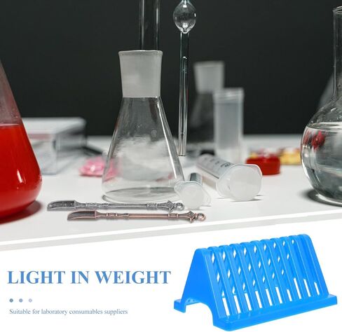 NOLITOY 2Pcs Triangular Microscope Slides Drying Rack Plastic Holder for Laboratory Slide Storage and Staining Biology Experiment Glass Organizer in Saudi Arabia