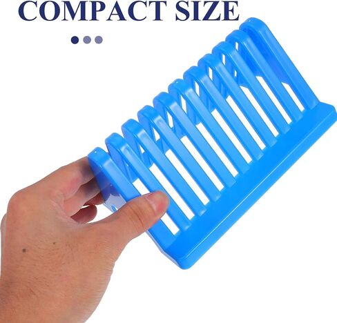 NOLITOY 2Pcs Triangular Microscope Slides Drying Rack Plastic Holder for Laboratory Slide Storage and Staining Biology Experiment Glass Organizer in Saudi Arabia