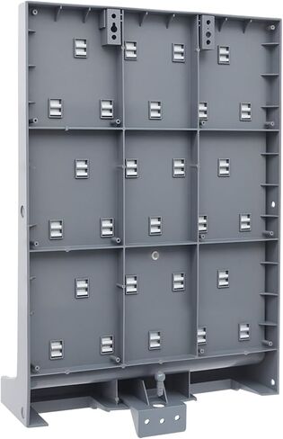 رف تجفيف المختبر مع خرطوم تصريف، أنبوب اختبار مزدوج الجوانب 54 ربطًا ورف تجفيف الأكواب، رف تنقيط من البولي بروبيلين مثبت على الحائط لمختبر الكيمياء وفصول العلوم - 27 أوتاد لكل جانب in Kuwait