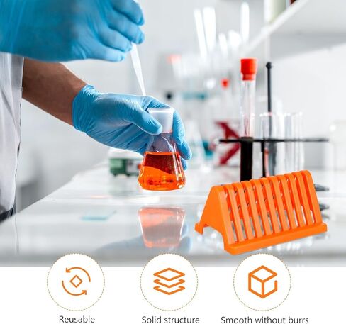 GARVALON 2Pcs Glass Slide Drying Rack Glass Slide Drain Shelf Drain Stand for Lab Use Storage and Drying in Kuwait