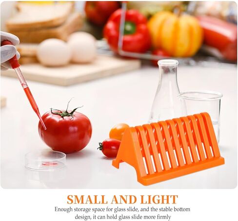 GARVALON 2Pcs Glass Slide Drying Rack Glass Slide Drain Shelf Drain Stand for Lab Use Storage and Drying in Kuwait