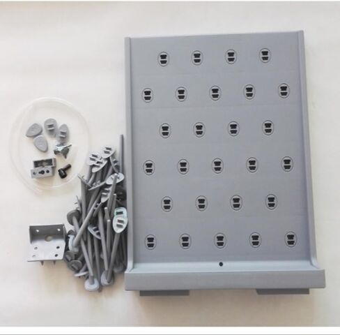 54pcs PP Laboratory Drainer for Glassware Bottle Drainer 27/54 Detachable Pegs Cleaning Equipment for School Lab Utensils in Saudi Arabia