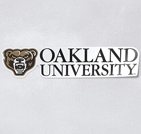 ملصق جامعة أوكلاند بشعار كامل OU Golden Grizzlies ملصق شديد التحمل مقاوم للماء للسيارات والنوافذ وأجهزة الكمبيوتر المحمولة وزجاجات المياه والمبردات in Saudi Arabia