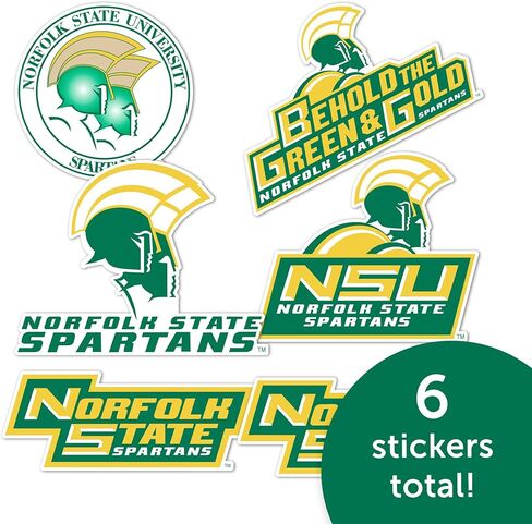Desert Cactus Norfolk State University Sticker NSU Spartans Vinyl Decals Laptop Water Bottle Car Scrapbook T2 (Type 2-2) in Saudi Arabia