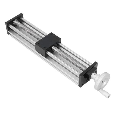 300mm Stroke CNC Linear Stage Motion Actuator for Router Machines, Aluminum Alloy, with Hand Crank Move for Precision Displacement, Suitable for Industrial Production in Saudi Arabia