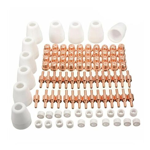 100PC Air Plasma Cutter Consumables Torch Tip Welding Kit for PT-31 LG-40 CUT-50 for Cutting Machines Nozzle in Saudi Arabia