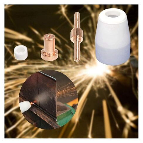 55Pcs Plasma Cutting Consumables Fit Cut40 50 with Cutter Torch PT31 LG40 Welding Nozzle in Saudi Arabia
