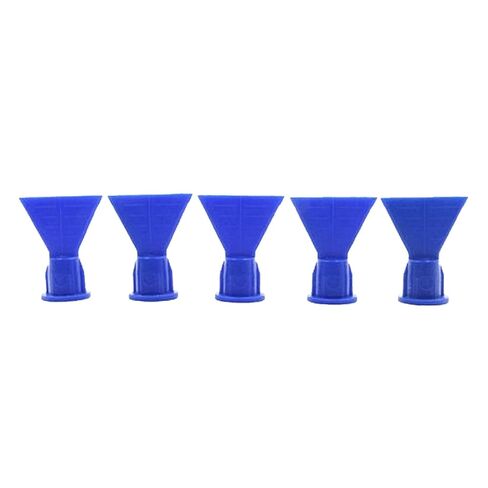 Wave Shape Silicon Cone for Cartridge Caulking Spare Part Nozzle Spray Tip for Sealant Dispenser Syringe Accessory 10Pcs/Lot Welding Nozzle in Saudi Arabia