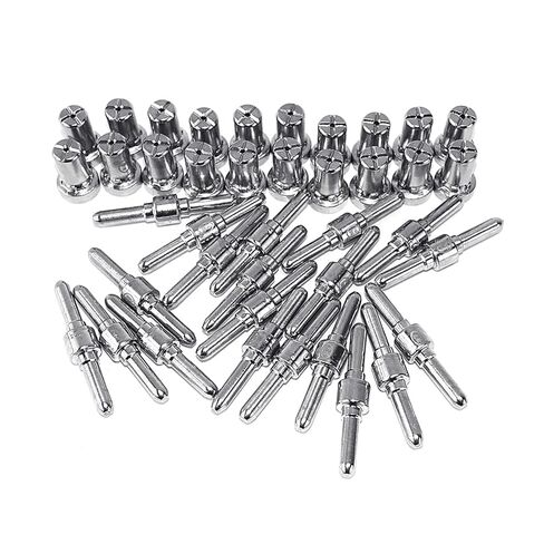 40pcs Plasma Cutting Torch Consumable Extended Long Cutter Kit 40A PT31 Tip Electrode Nozzle Welding Nozzle in Saudi Arabia