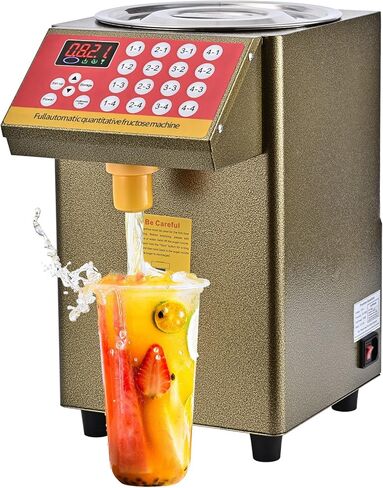 Automatic Fructose Dispenser with Precise Portion Control, Commercial Sugar Dispenser for Bubble Tea, Milk Tea, Coffee in Kuwait