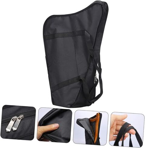 Toddmomy Reliable Lyre Bag Harp Carrying Bag Storage Pouch Musical Instrument Holder Lyre Harp Padded Harp Case Lyre Carrying Bag Lyre Carry Case Jaw Harp Student Harps Black Oxford Cloth in Saudi Arabia
