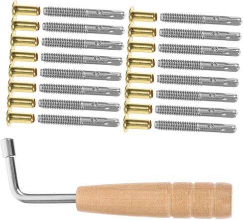 Lyre Harp String Pin Set Tuning Wrench Metal Turn Pins Replacement Accessories for Lyre Musical Instruments 1 Set in Saudi Arabia