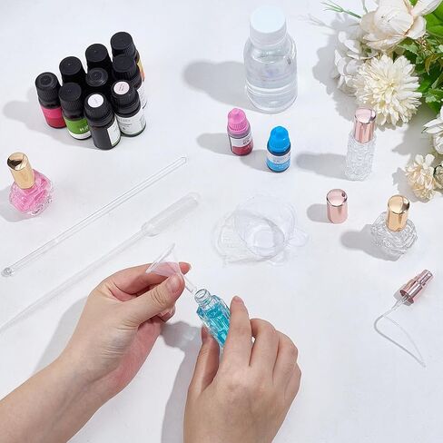 WEBEEDY 6 Sets Perfume Making Kit Complete Fragrance Crafting Gifts Set DIY Fun with Essential Oils, Glass Bottles, Colorants & Tools for Women Personalized Perfumes Scent Birthday Gift in Saudi Arabia