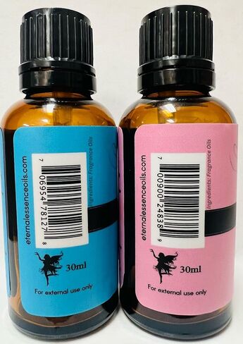Eternal Essence Oils 2 Pack 30ml Premium Fragrance Oil Blue Cotton Candy & Bubble Gum for Candle, Soap Making, Aromatherapy, Diffusers, Home, & More in Saudi Arabia