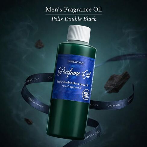 10 Fl Oz Polus Doubble Black Fragrance Body Oil for Men Natural Body Oil - By Our Interpretation Fragrance Oil For Home & Best For Gifts. in Saudi Arabia