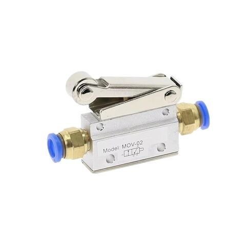 MOV-02 PT 1/8"Female Thread 3 Position 2 Way Pneumatic Mechanical Valve Reversing Roller Hand Manual Valves(MOV-02) in Kuwait