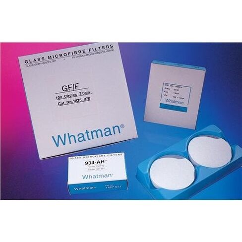 Whatman 1825-142 Glass Microfiber Binder Free Filter, 0.7 Micron, 19 s/100mL Flow Rate, Grade GF/F, 14.2cm Diameter (Pack of 25) in Saudi Arabia