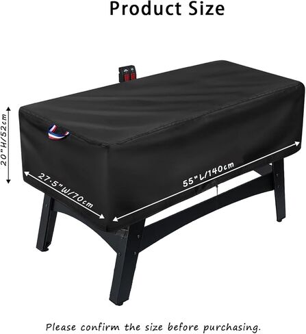 Air Hockey Arcade Table Cover,Dustproof and Waterproof Table Top Air Hockey Game Cover for Family Game Tables,55"L x 27.5"W x 20"H in Kuwait