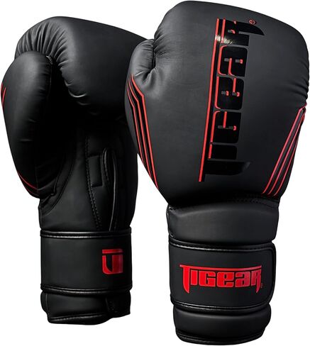 قفازات الملاكمة تايجير للرجال والنساء والأطفال | قفازات الملاكمة التايلاندية الجلدية المصممة هندسيًا، ومعدات الفنون القتالية المختلطة، وتدريبات الكيك بوكسينغ على الحقائب الثقيلة والسجال in Kuwait
