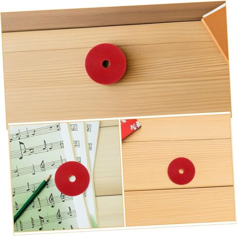 24pcs Thick Felt Cymbal Pads for Drum Stands Vibration Dampening Cushions Soft Protection for Jazz Drum Kits and Hi-hat Hardware in Saudi Arabia