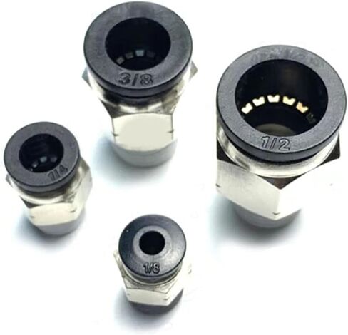 PC Pneumatic Quick Connector N1/8 N1/4 N3/8 N1/2 Thread British Pipe 5/32 1/4 5/16 3/8 1/2 Hose 1Pcs(PC 1l4-N04(NPT1l2)) in Saudi Arabia