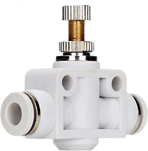 SA Pneumatic Quick Connector Manual Control Valve Controller 4mm 6mm 8mm 10mm 12mm Pipe Hose White 1Pcs(SA-4) in Saudi Arabia